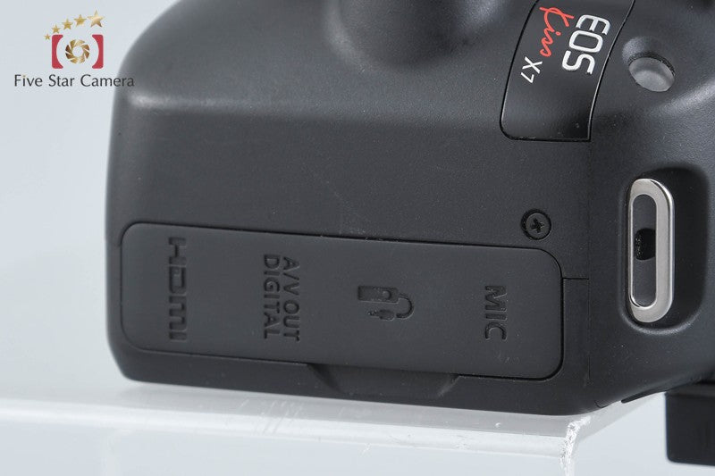 中古】Canon キヤノン EOS Kiss X7 ブラック デジタル一眼レフカメラ