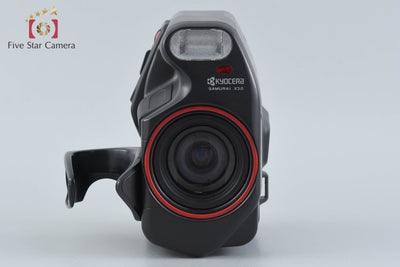 【中古】KYOCERA 京セラ SAMURAI X3.0 レッド コンパクトフィルムカメラ