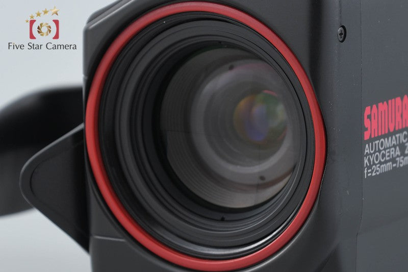 【動作品】キョーセラ KYOCERA SAMURAI X3.0 (赤色） 中古】KYOCERA 京セラ SAMURAI X3.0 レッド コンパクトフィルムカメラ