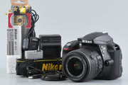 【中古】Nikon ニコン D3300 18-55 VR II レンズキット ブラック シャッター回数僅少