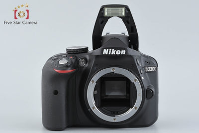 【中古】Nikon ニコン D3300 18-55 VR II レンズキット ブラック シャッター回数僅少