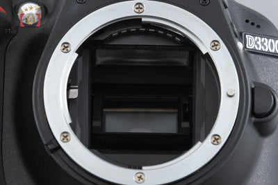 【中古】Nikon ニコン D3300 18-55 VR II レンズキット ブラック シャッター回数僅少