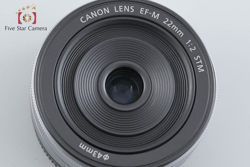 中古】Canon キヤノン EF-M 22mm f/2 STM シルバー – Five Star Camera