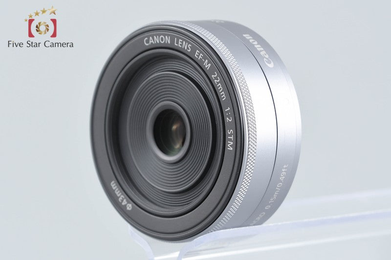 中古】Canon キヤノン EF-M 22mm f/2 STM シルバー – Five Star Camera