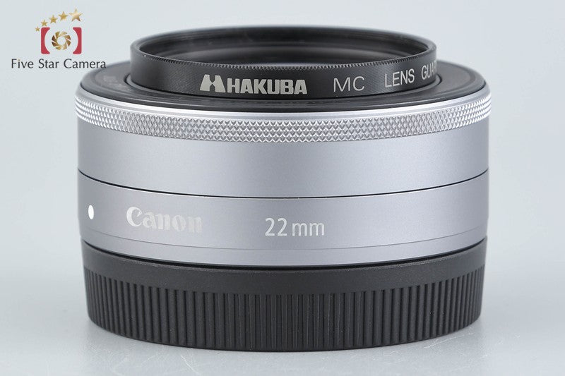 中古】Canon キヤノン EF-M 22mm f/2 STM シルバー – Five Star Camera