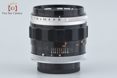 【中古】Canon キヤノン FL 55mm f/1.2