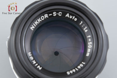 【中古】Nikon ニコン NIKKOR-S.C Auto 50mm f/1.4
