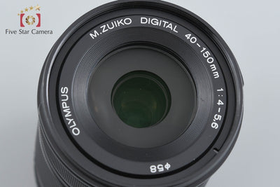 【中古】OLYMPUS オリンパス M.ZUIKO DIGITAL ED 40-150mm f/4-5.6 R ブラック