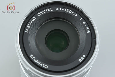 【中古】OLYMPUS オリンパス M.ZUIKO DIGITAL ED 40-150mm f/4-5.6 R シルバー