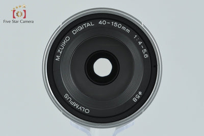 【中古】OLYMPUS オリンパス M.ZUIKO DIGITAL ED 40-150mm f/4-5.6 R シルバー