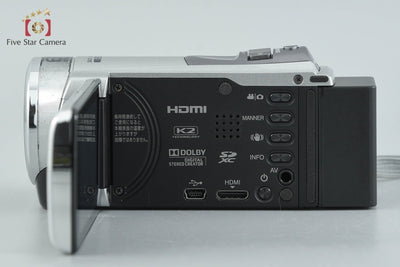 【中古】JVC ケンウッド GZ-HM177 シルバー デジタルビデオカメラ