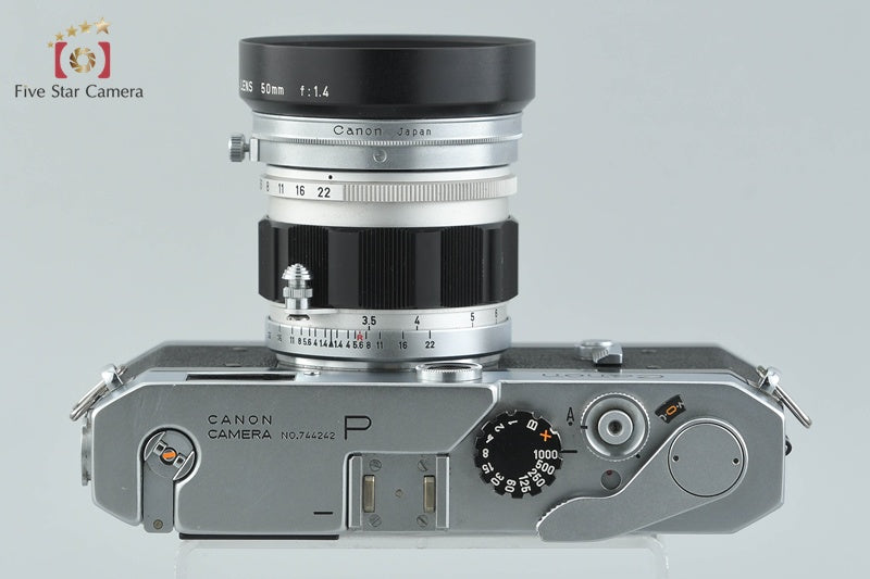 Canon P 50mm f/1.4 美品 中古】Canon キヤノン P + 50mm f/1.4 – Five Star Camera | ファイブ
