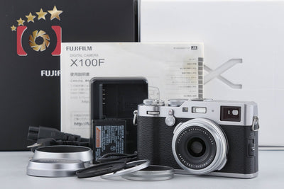 【中古】FUJIFILM 富士フイルム X100F シルバー コンパクトデジタルカメラ 元箱付き