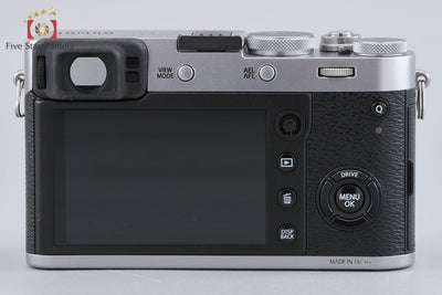 【中古】FUJIFILM 富士フイルム X100F シルバー コンパクトデジタルカメラ 元箱付き