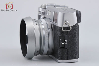 【中古】FUJIFILM 富士フイルム X100F シルバー コンパクトデジタルカメラ 元箱付き