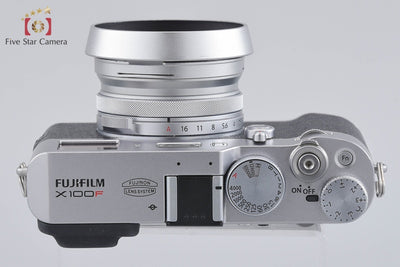 【中古】FUJIFILM 富士フイルム X100F シルバー コンパクトデジタルカメラ 元箱付き