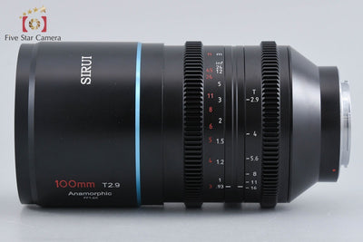 【中古】SIRUI シルイ 100mm T/2.9 Anamorphic FF1.6x ソニーEマウント用 元箱付き