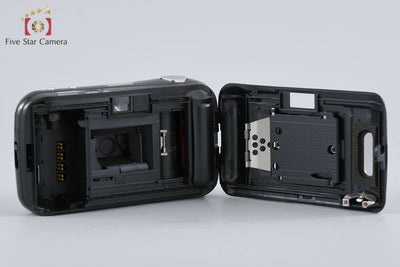 【中古】OLYMPUS オリンパス μ[mju:] ブラック コンパクトフィルムカメラ