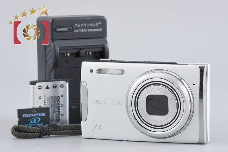 【中古】OLYMPUS オリンパス μ 1060 ホワイト コンパクトデジタルカメラ