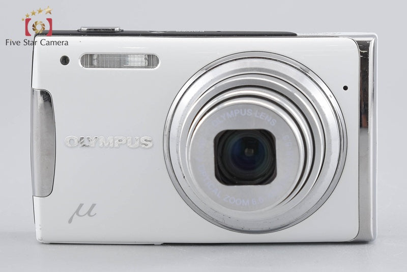 中古】OLYMPUS オリンパス μ 1060 ホワイト コンパクトデジタルカメラ