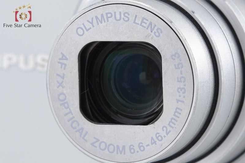 中古】OLYMPUS オリンパス μ 1060 ホワイト コンパクトデジタルカメラ