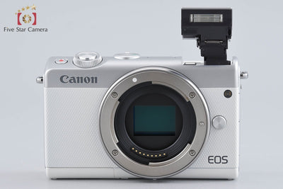 【中古】Canon キヤノン EOS M100 EF-M 15-45 IS STM レンズキット ホワイト