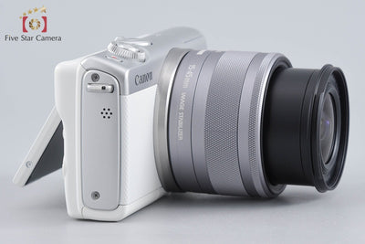 【中古】Canon キヤノン EOS M100 EF-M 15-45 IS STM レンズキット ホワイト