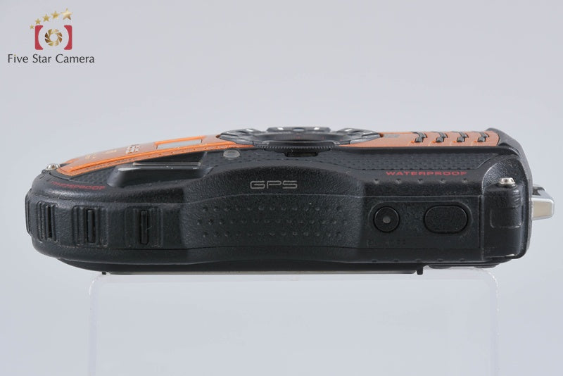 中古】RICOH リコー PENTAX ペンタックス WG-5 GPS オレンジ 防水