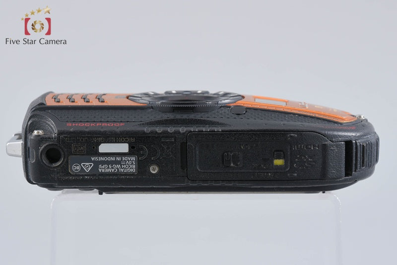 中古】RICOH リコー PENTAX ペンタックス WG-5 GPS オレンジ 防水