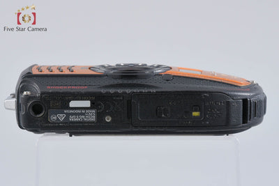 【中古】RICOH リコー PENTAX ペンタックス WG-5 GPS オレンジ 防水デジタルカメラ