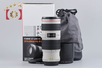 【中古】Canon キヤノン EF 70-200mm f/4 L IS USM 元箱付き