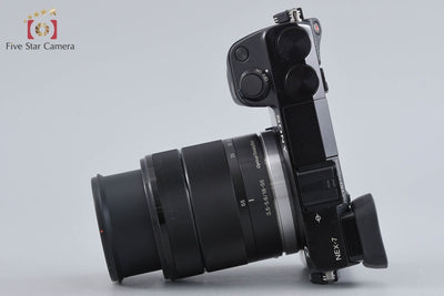【中古】SONY ソニー α NEX-7 ズームレンズキット ブラック シャッター回数僅少 元箱付き 多言語対応