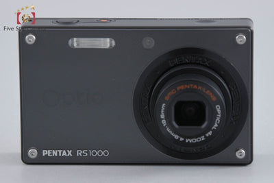 【中古】PENTAX ペンタックス Optio RS1000 ブラック コンパクトデジタルカメラ
