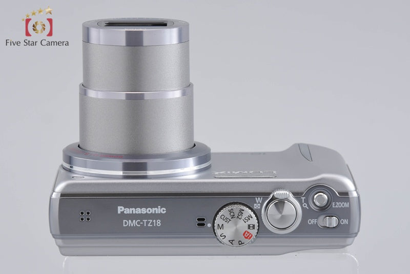 中古】Panasonic パナソニック LUMIX DMC-TZ18 シルバー コンパクト