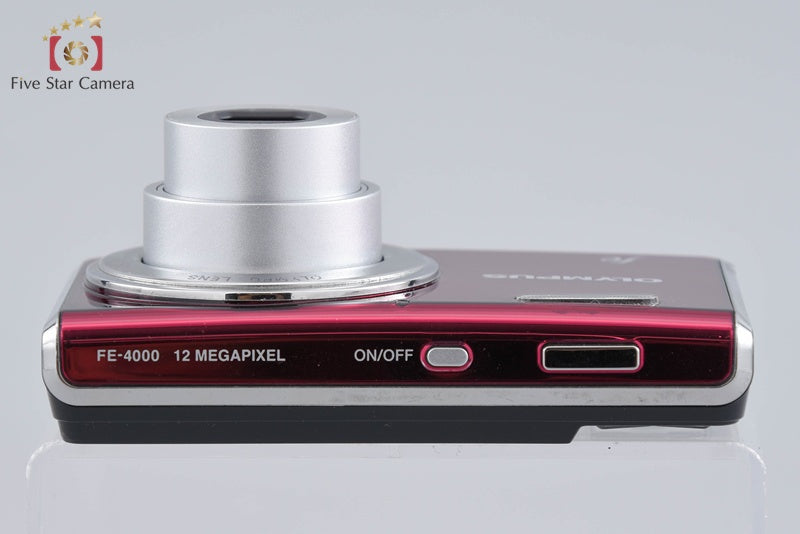 カメラ、光学機器 【】OLYMPUS オリンパス FE-4000 ピンク コンパクト