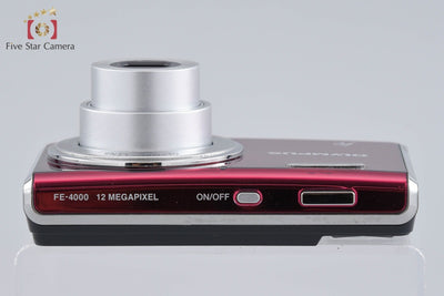 【中古】OLYMPUS オリンパス FE-4000 ピンク コンパクトデジタルカメラ