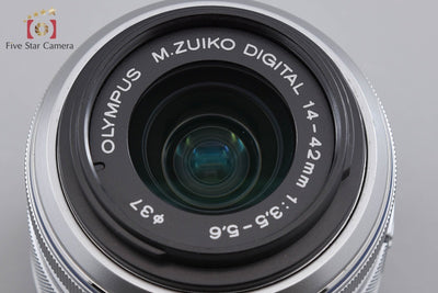 【中古】OLYMPUS オリンパス M.ZUIKO DIGITAL 14-42mm f/3.5-5.6 II R シルバー
