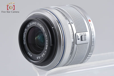 【中古】OLYMPUS オリンパス M.ZUIKO DIGITAL 14-42mm f/3.5-5.6 II R シルバー