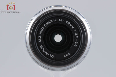 【中古】OLYMPUS オリンパス M.ZUIKO DIGITAL 14-42mm f/3.5-5.6 II R シルバー