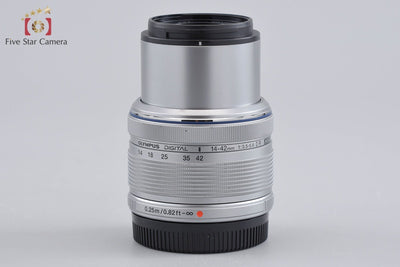 【中古】OLYMPUS オリンパス M.ZUIKO DIGITAL 14-42mm f/3.5-5.6 II R シルバー