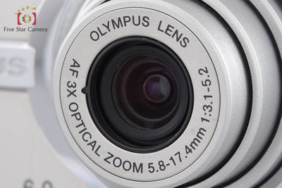 【中古】OLYMPUS オリンパス μ DIGITAL 600 シルバー コンパクトデジタルカメラ