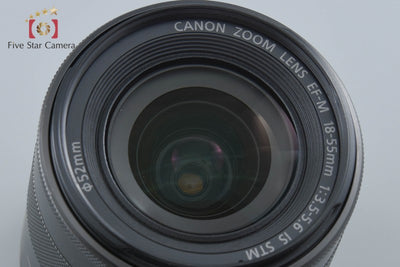 【中古】Canon キヤノン EF-M 18-55mm f/3.5-5.6 IS STM