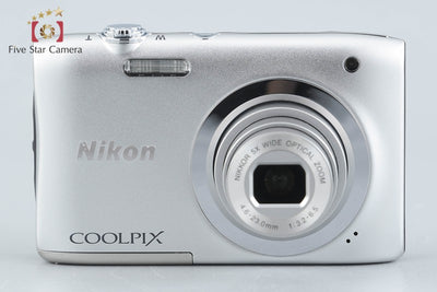 【中古】Nikon ニコン COOLPIX A100 シルバー コンパクトデジタルカメラ