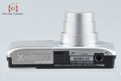 【中古】Nikon ニコン COOLPIX A100 シルバー コンパクトデジタルカメラ