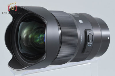【中古】SIGMA シグマ Art 20mm f/1.4 DG HSM ソニーEマウント用 元箱付き