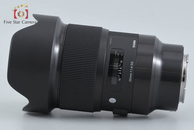 【中古】SIGMA シグマ Art 20mm f/1.4 DG HSM ソニーEマウント用 元箱付き