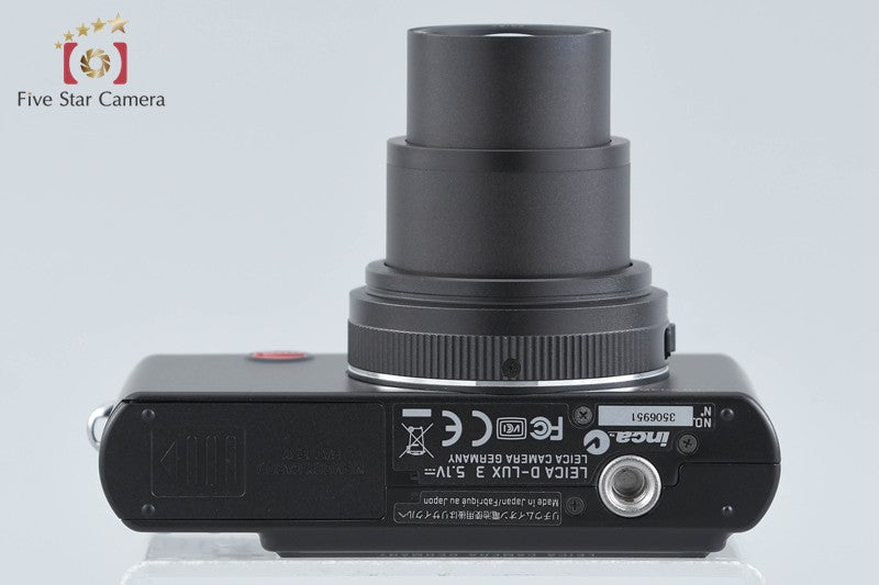 中古】Leica ライカ D-LUX 3 ブラック コンパクトデジタルカメラ
