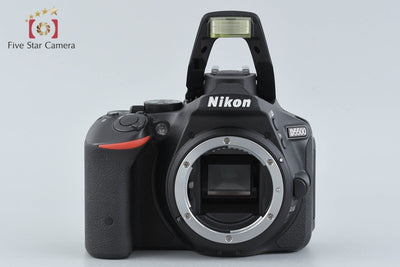 【中古】Nikon ニコン D5500 ブラック ダブルズームキット シャッター回数僅少