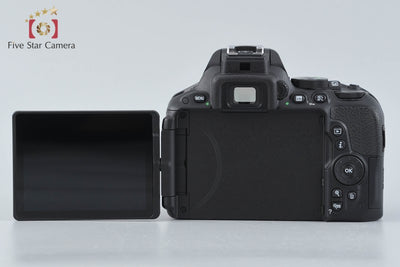【中古】Nikon ニコン D5500 ブラック ダブルズームキット シャッター回数僅少