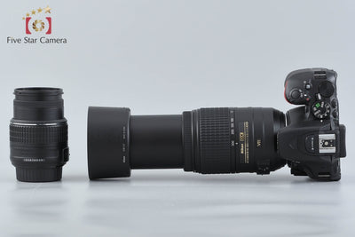 【中古】Nikon ニコン D5500 ブラック ダブルズームキット シャッター回数僅少
